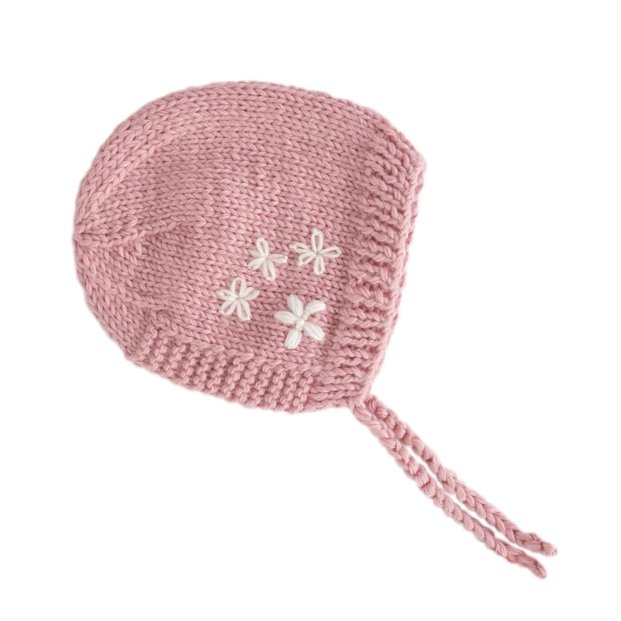 ACORN KIDS - FLOWERS BONNET: PINK