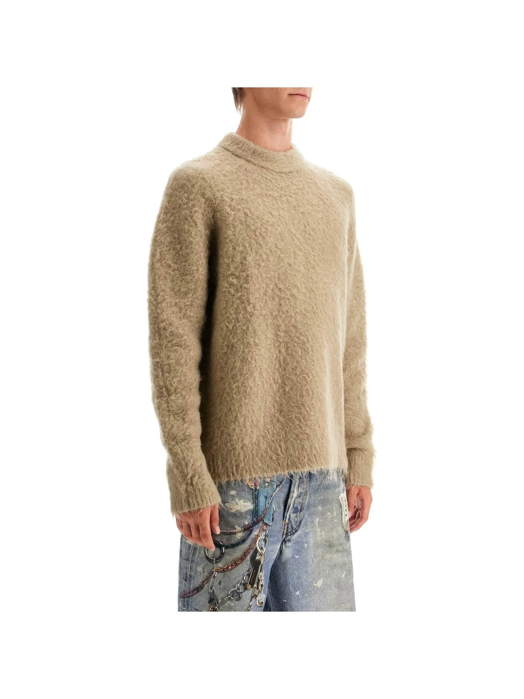 Brushed Effect Oversized Sweater