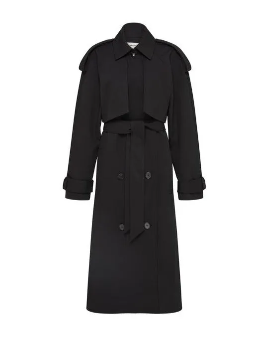 Camilla and Marc Lomela Trench Coat in Black