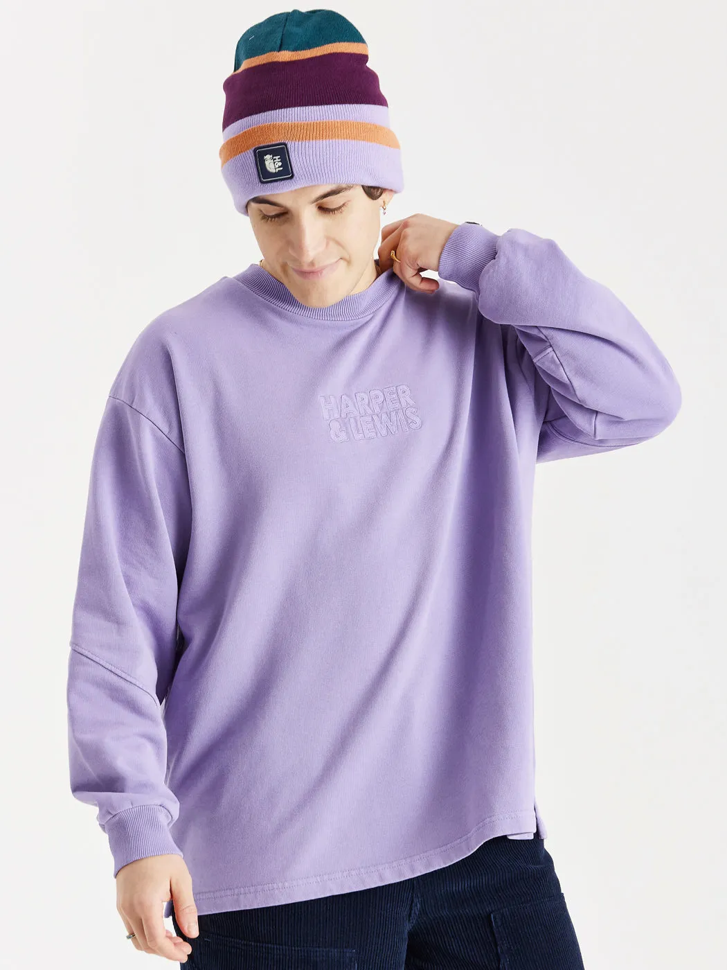 Camille Sweater Deep Lavender