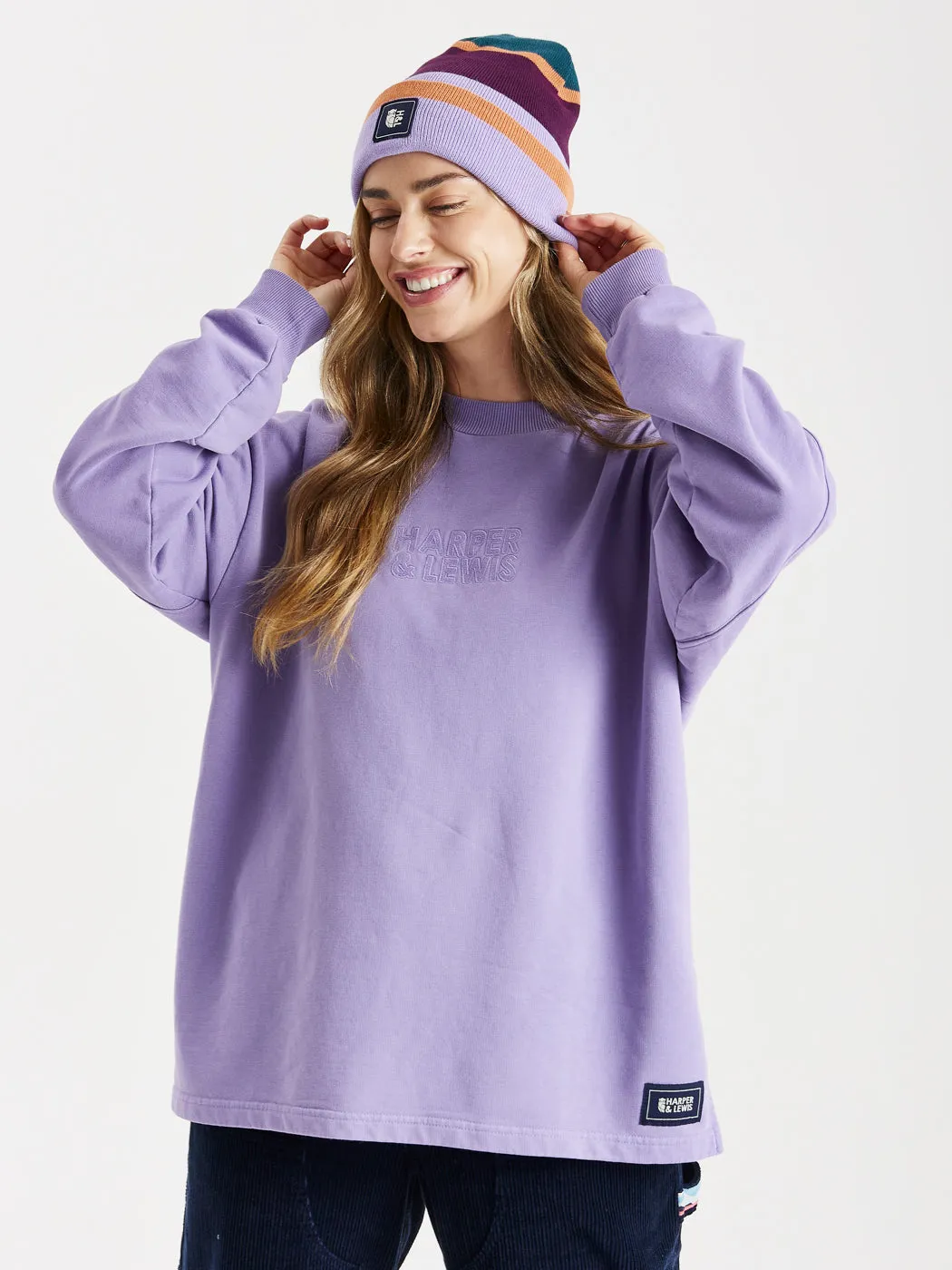 Camille Sweater Deep Lavender