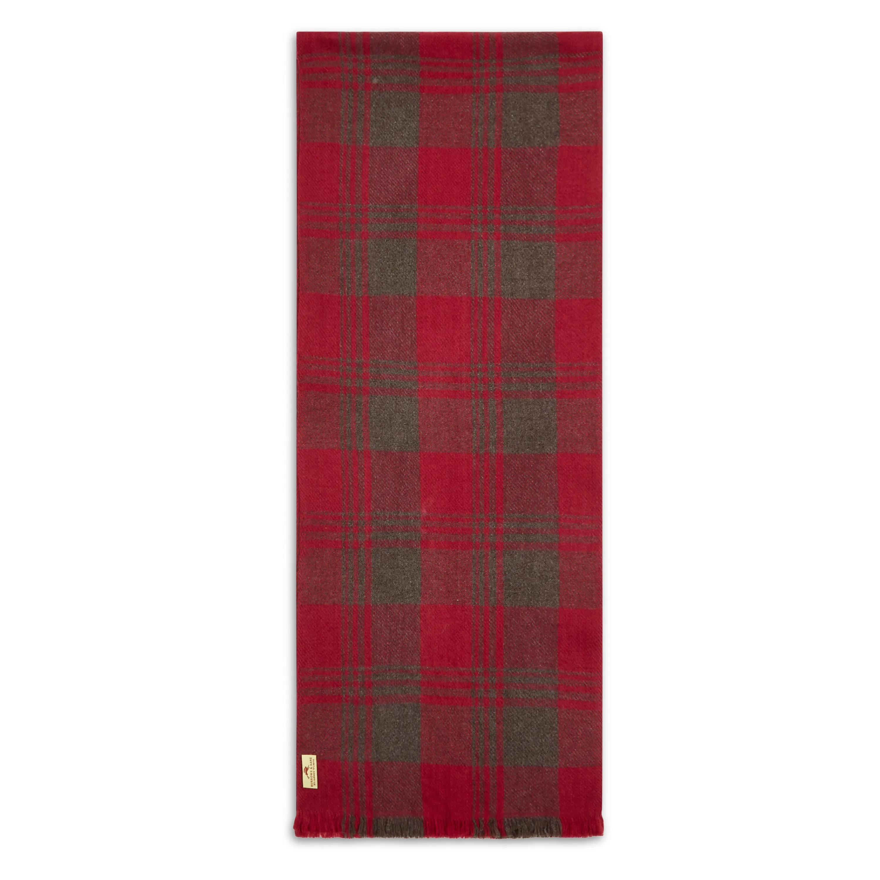 Cashmere & Merino Wool Scarf - Pink Tartan