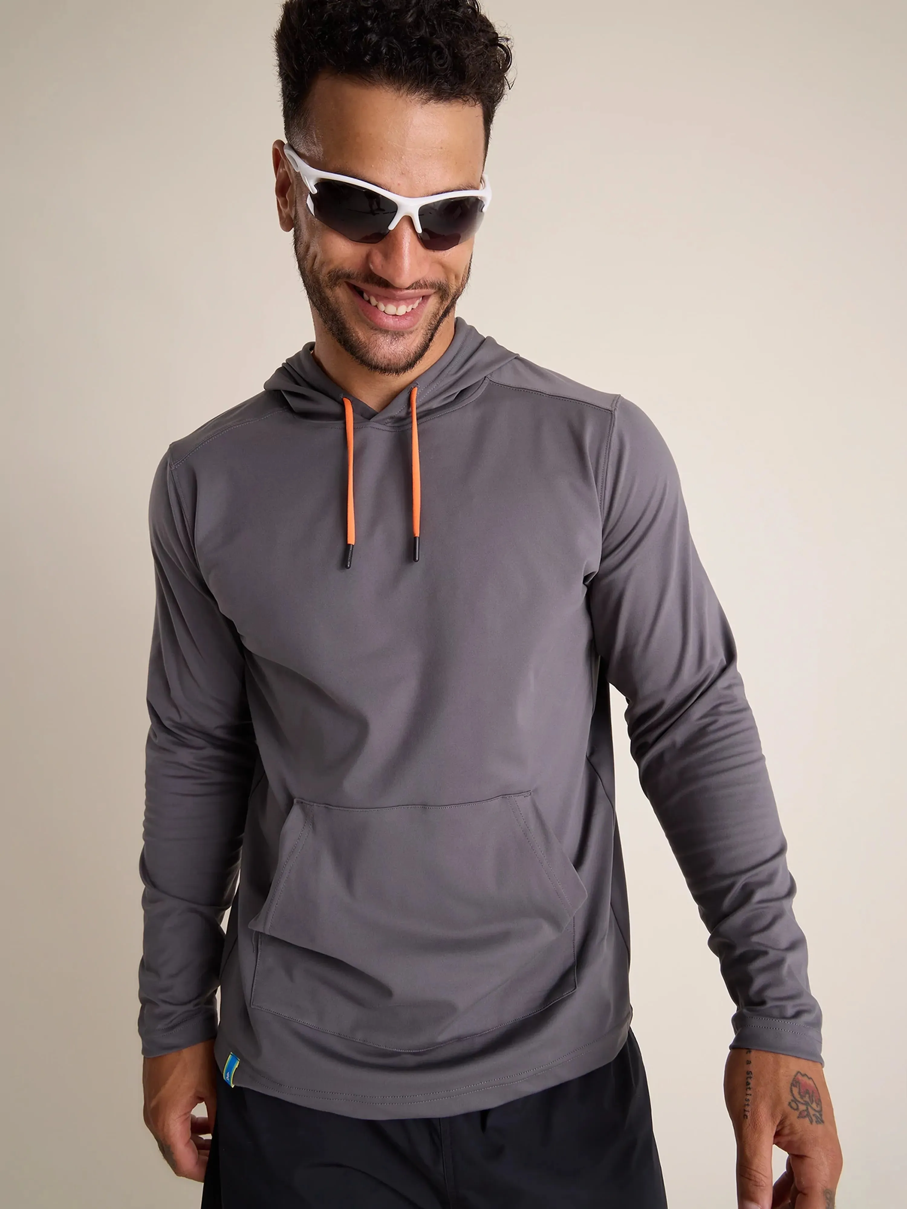 Chubbies M Movementum 1/4 Zip THE STEEL GRAY