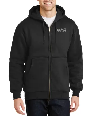 CornerStone® - Heavyweight Full-Zip Hooded Sweatshirt - Black