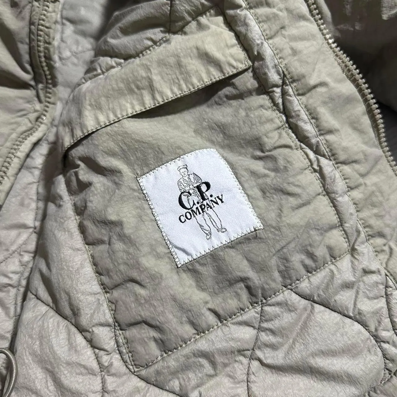 CP Company Flat Nylon Padded Down Jacket