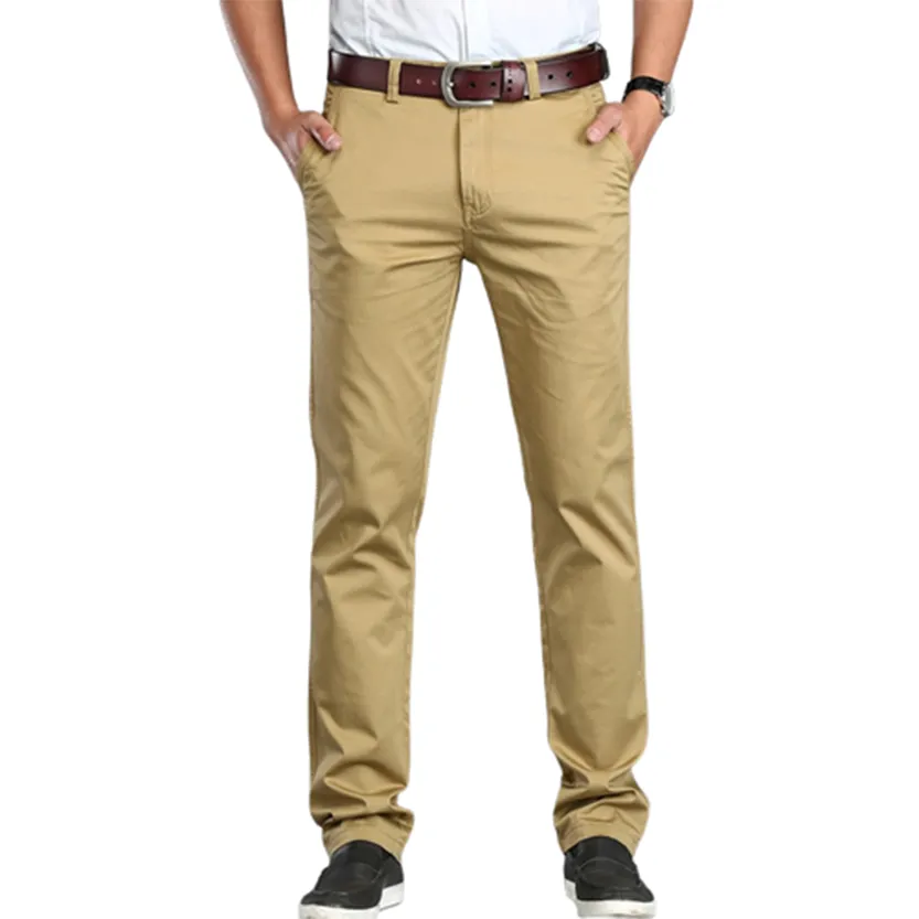 Funki Buys | Pants | Men's Trousers Straight Leg Business Pants