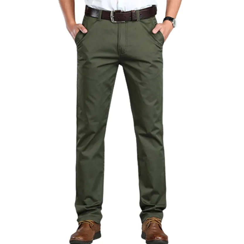 Funki Buys | Pants | Men's Trousers Straight Leg Business Pants