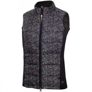 Green Lamb Ladies Maggie Padded Printed Golf Gilet AG22950