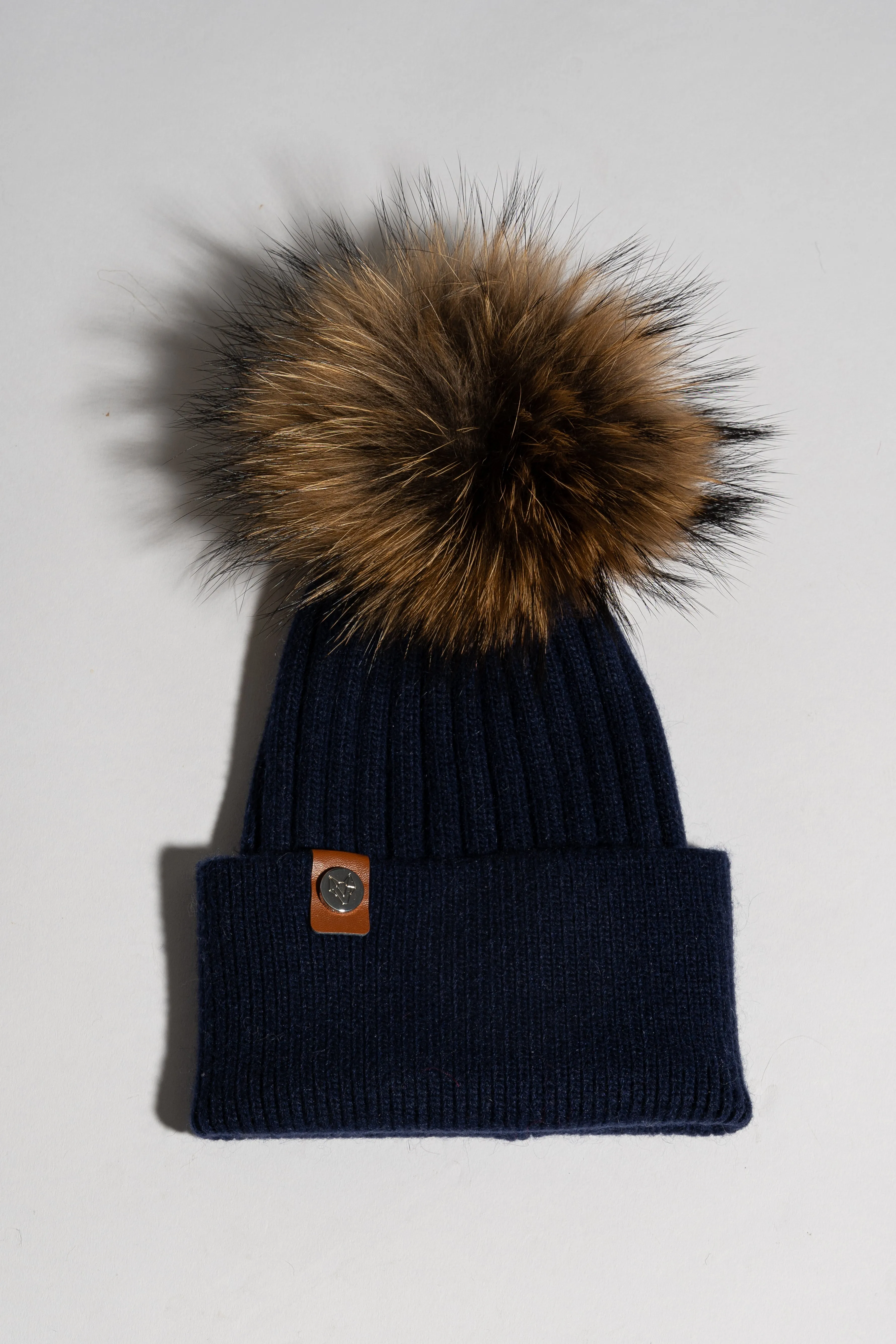 Harley Pom Pom Hat - Navy