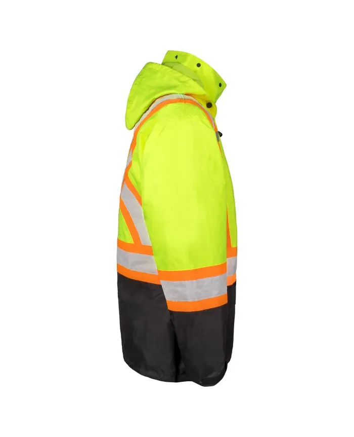 Hi-Vis 300 Deniers Rain Jacket by TERRA Workwear - Style 116520J