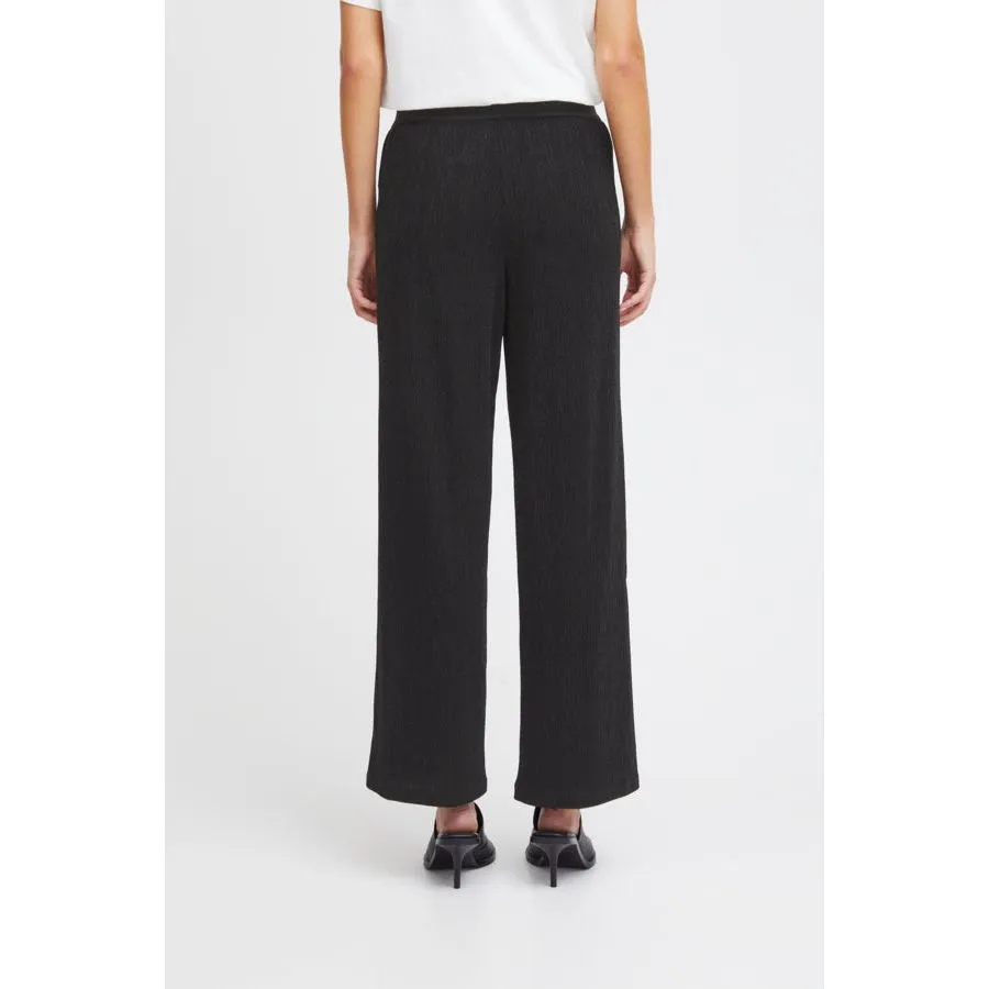 Ichi Womens Nelly Trousers Black