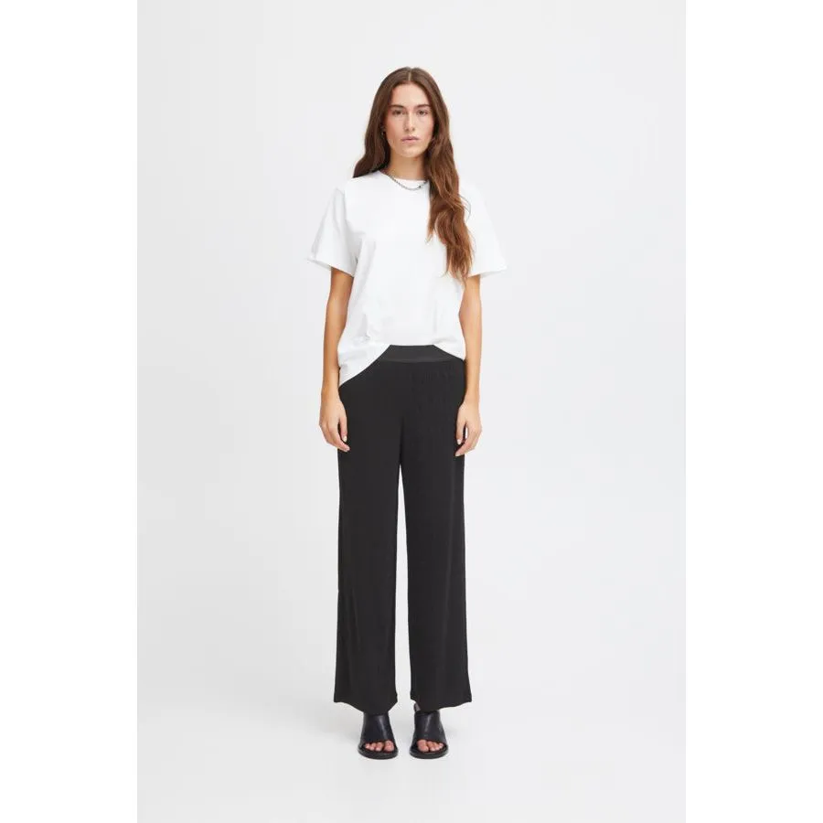 Ichi Womens Nelly Trousers Black