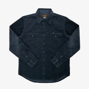 Iron Heart - IHSH-398-NAV - 11oz Corduroy Western Shirt - Navy