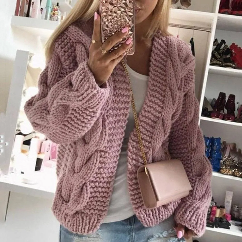 KALI CABLEKNIT CARDIGAN