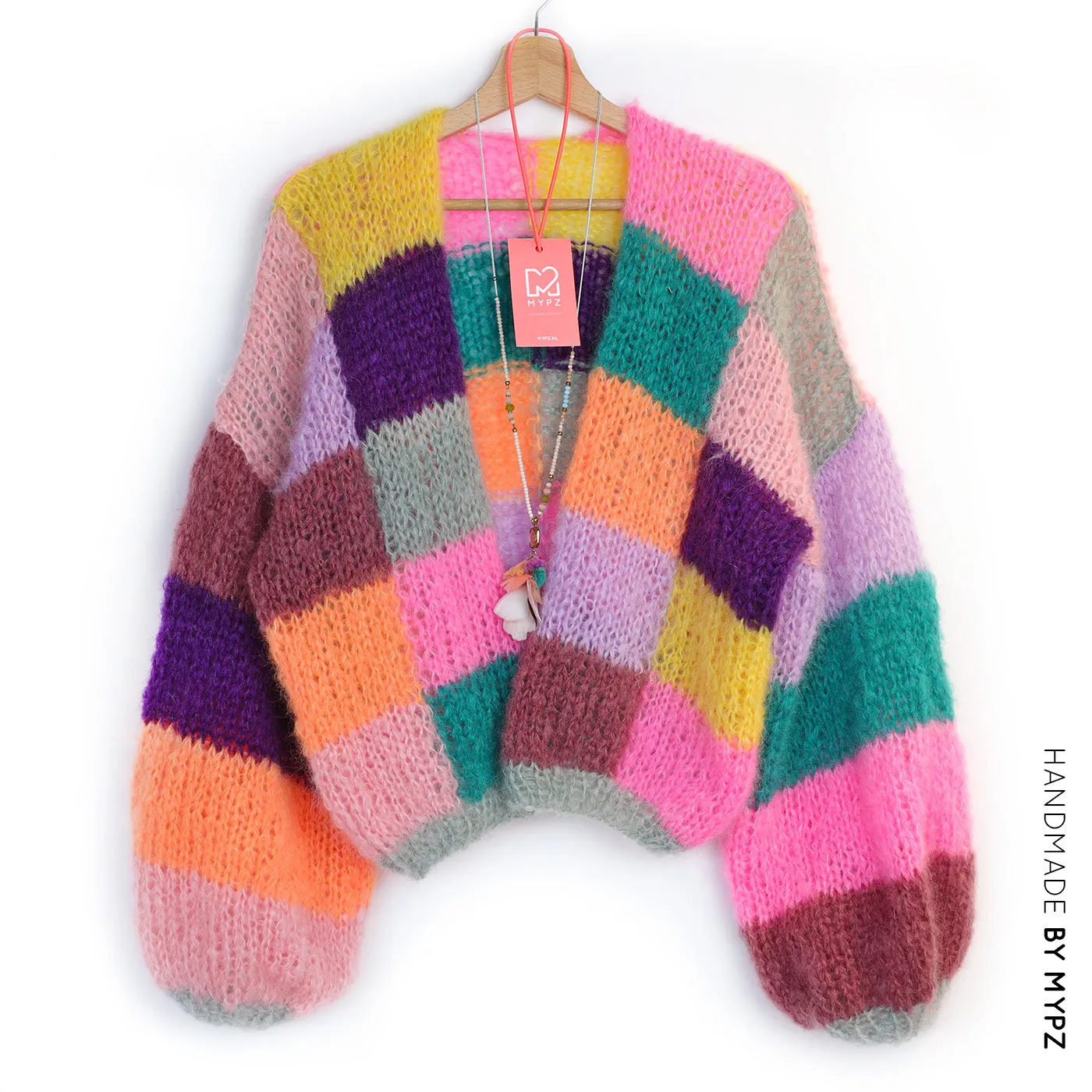 Knit pattern – MYPZ Short Light Mohair Cardigan Harper No10 (ENG-NL-DE)