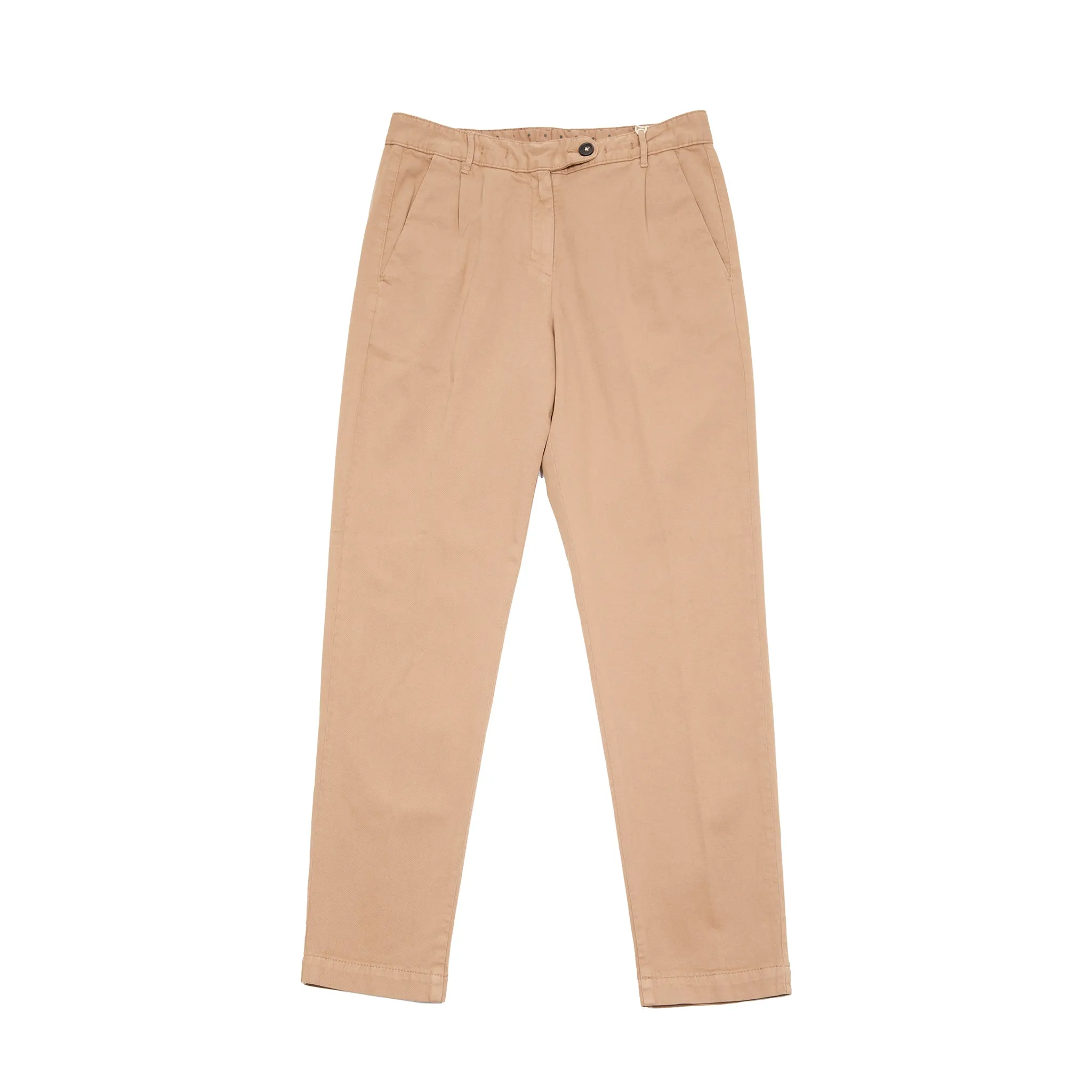 Massimo Alba Women's Melu70 Cotton/Cashmere Trousers in Rusk