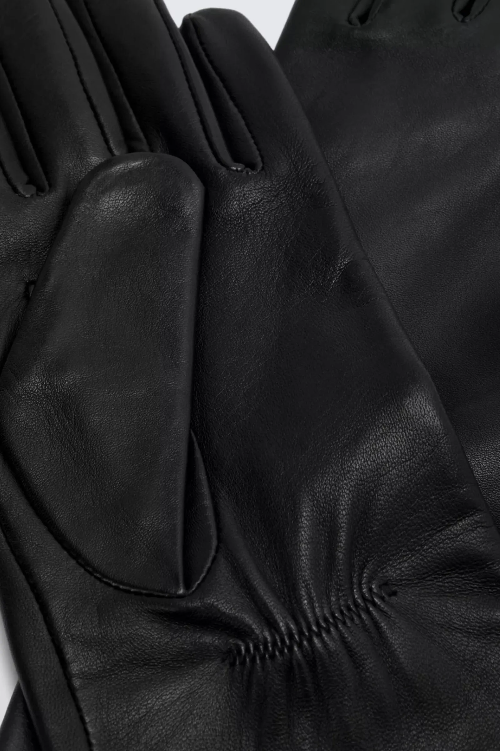 Mid Length Leather Gloves