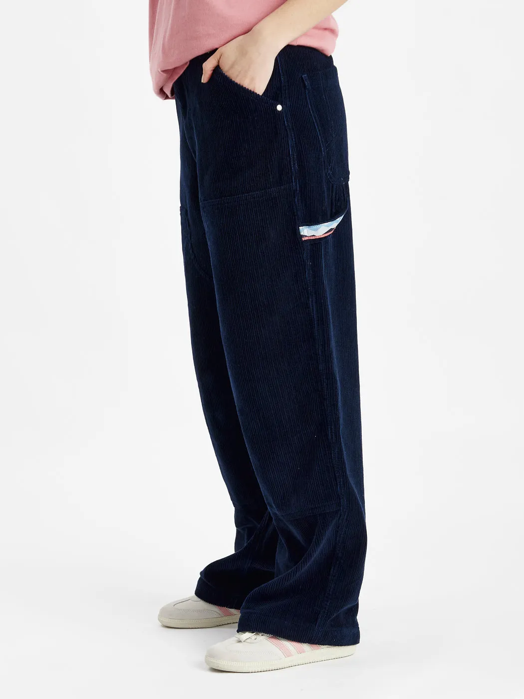 Mills Corduroy Trousers Navy