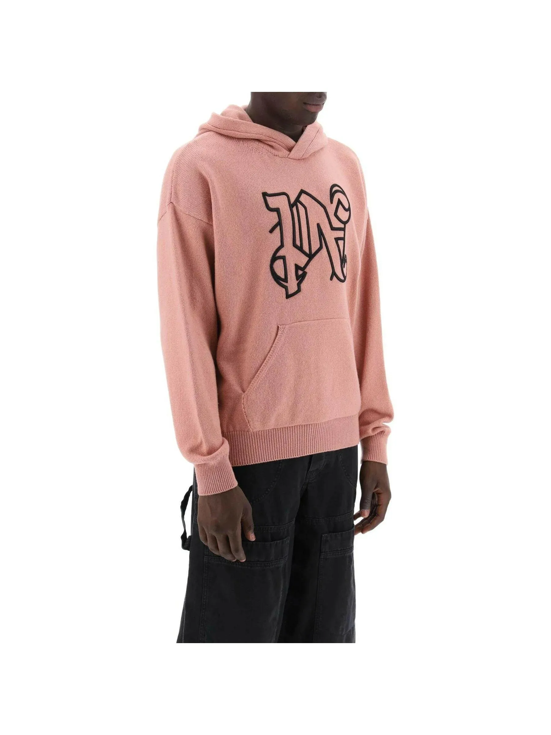 Monogram Knit Hoodie