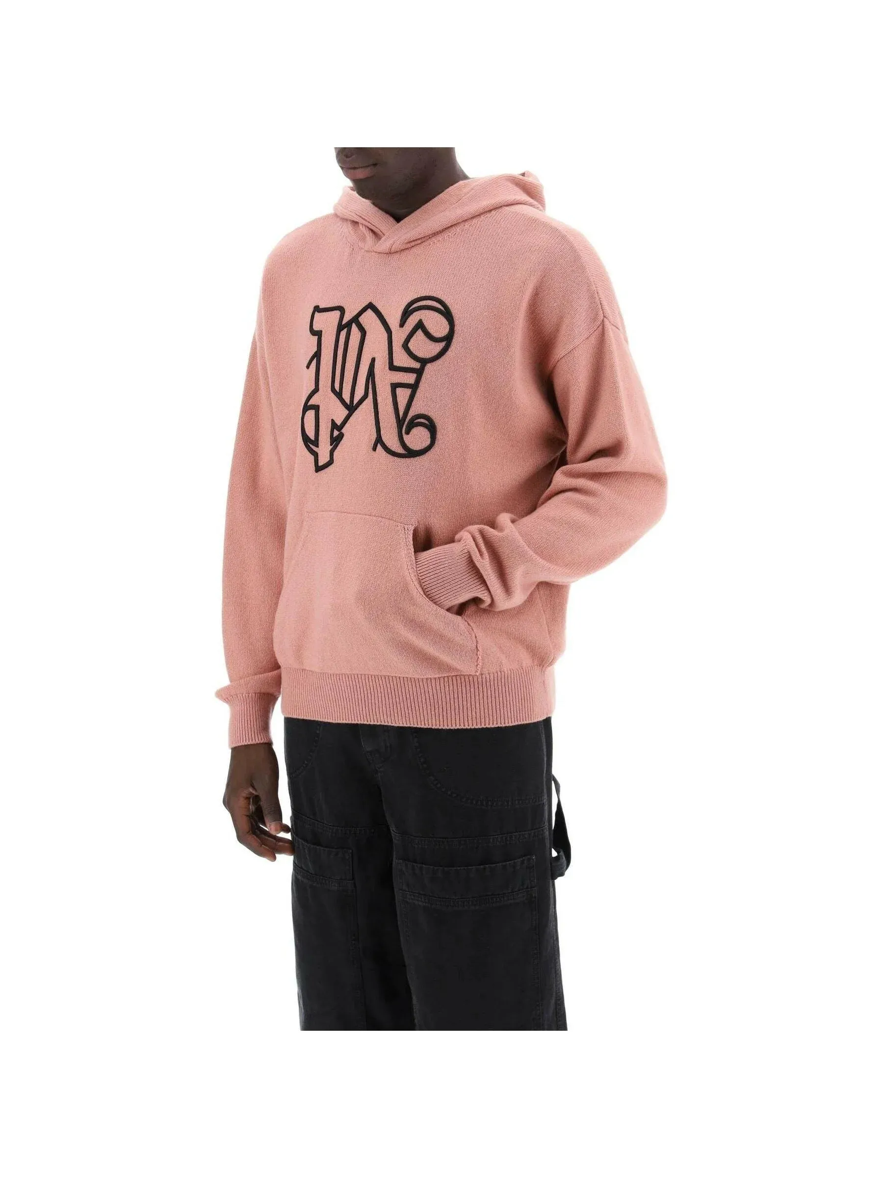 Monogram Knit Hoodie