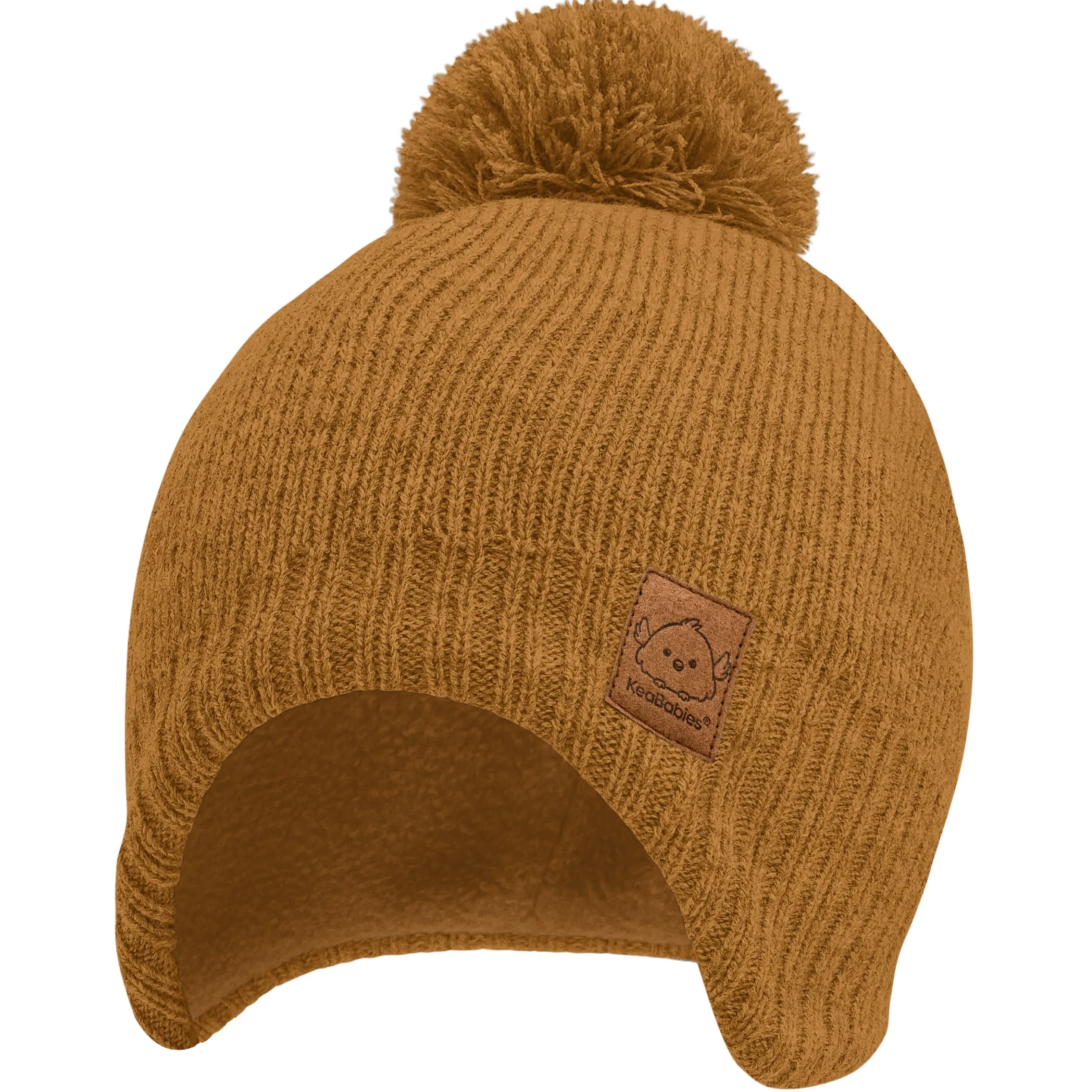 Muff Knitted Beanie (Latte)