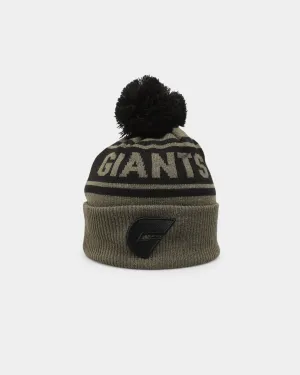 New Era Greater Western Sydney Giants 'AFL '22 Olive' Pom Knit Beanie Green