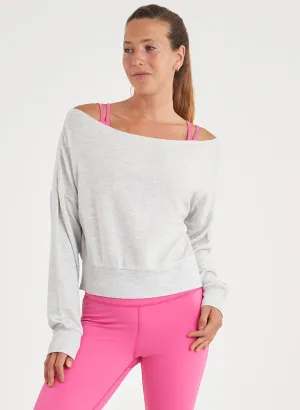 Off Shoulder Sweatshirt - FINAL SALE