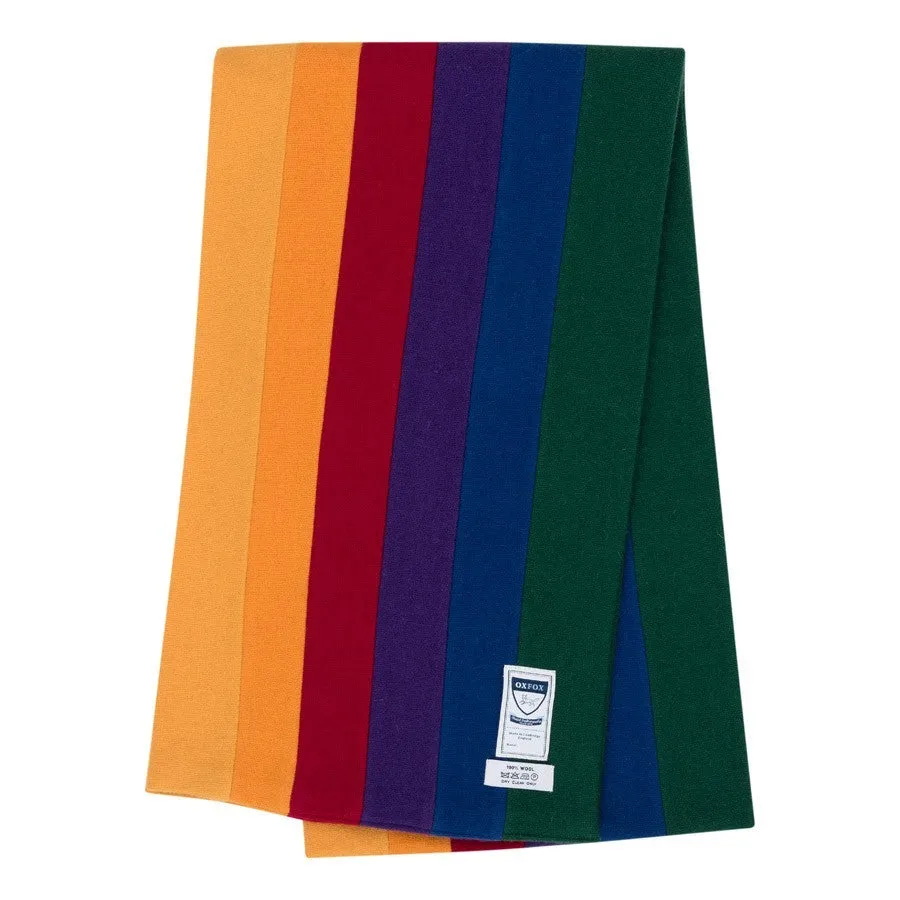 OXFOX Scarves Rainbow scarf - University College - Rainbow colours - LGBTQ 