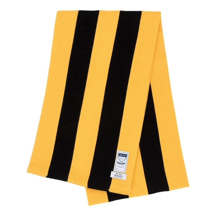 OXFOX Scarves Wasps - University College - Yellow Black