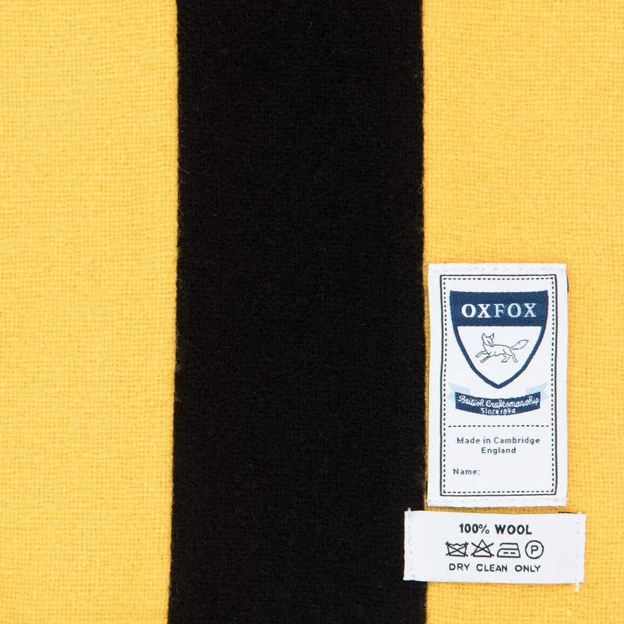 OXFOX Scarves Wasps - University College - Yellow Black