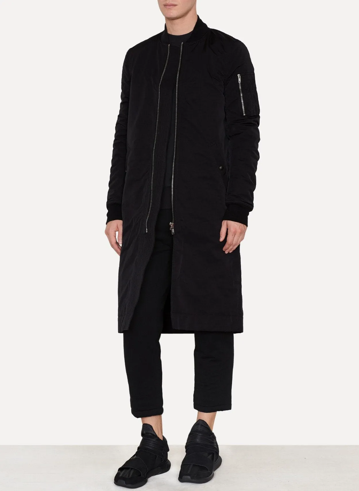 Padded Bomber Trench Coat