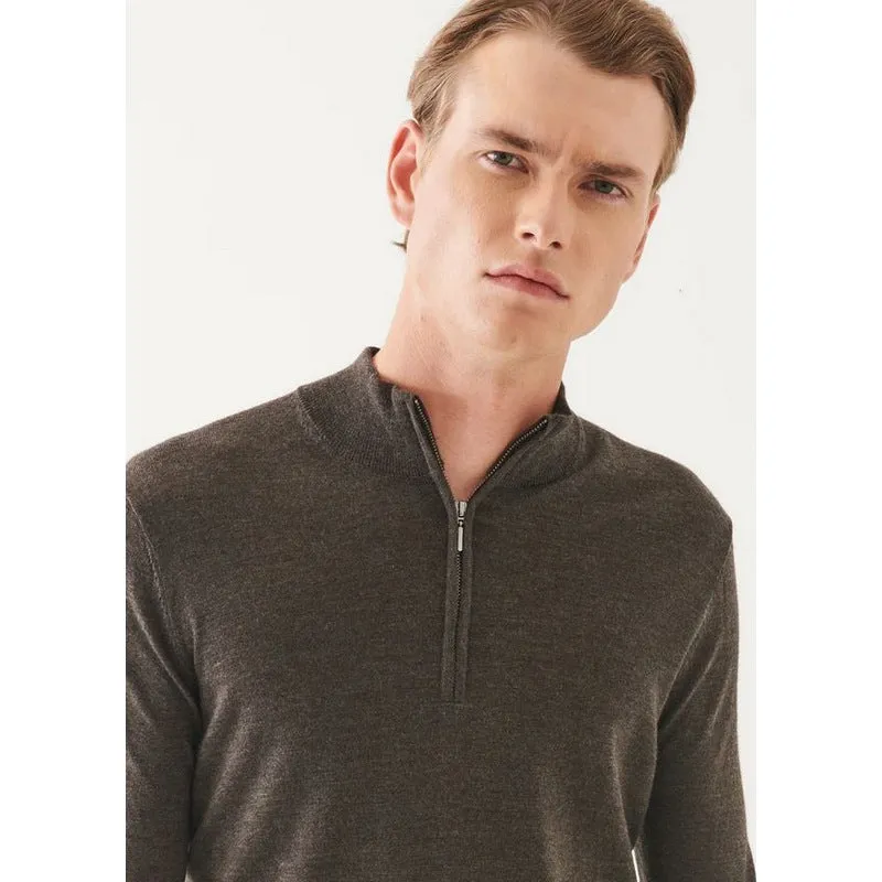 Patrick Assaraf | Extra-Fine Merino Qtr Zip (5 Colors)