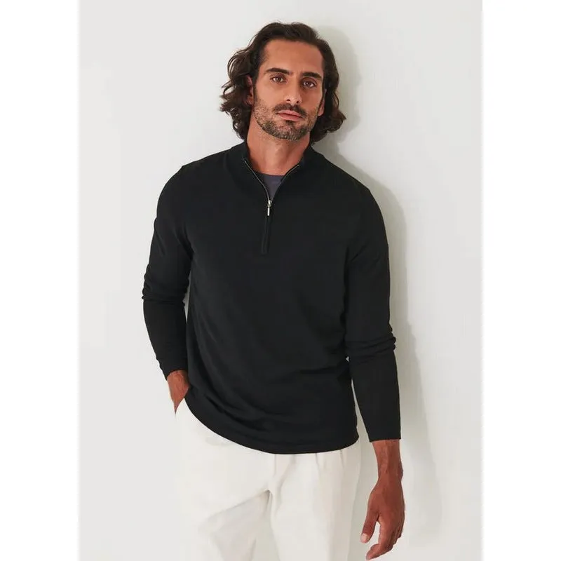 Patrick Assaraf | Extra-Fine Merino Qtr Zip (5 Colors)