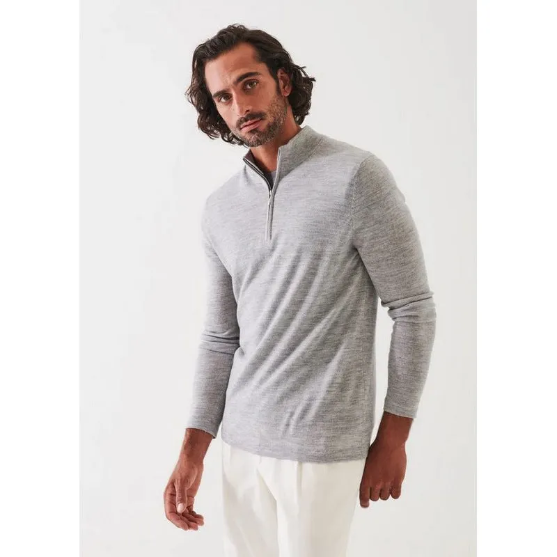 Patrick Assaraf | Extra-Fine Merino Qtr Zip (5 Colors)