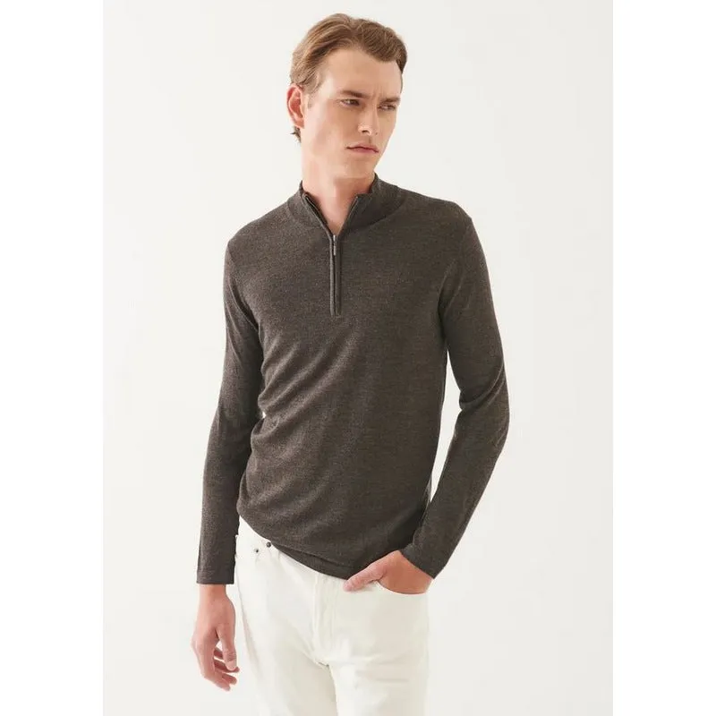 Patrick Assaraf | Extra-Fine Merino Qtr Zip (5 Colors)