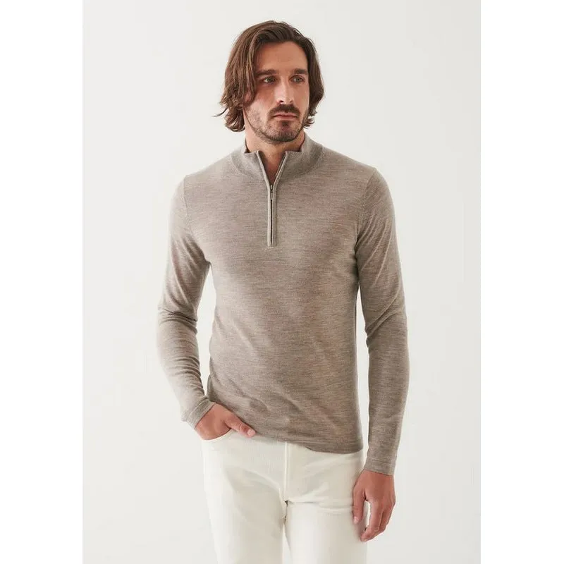 Patrick Assaraf | Extra-Fine Merino Qtr Zip (5 Colors)