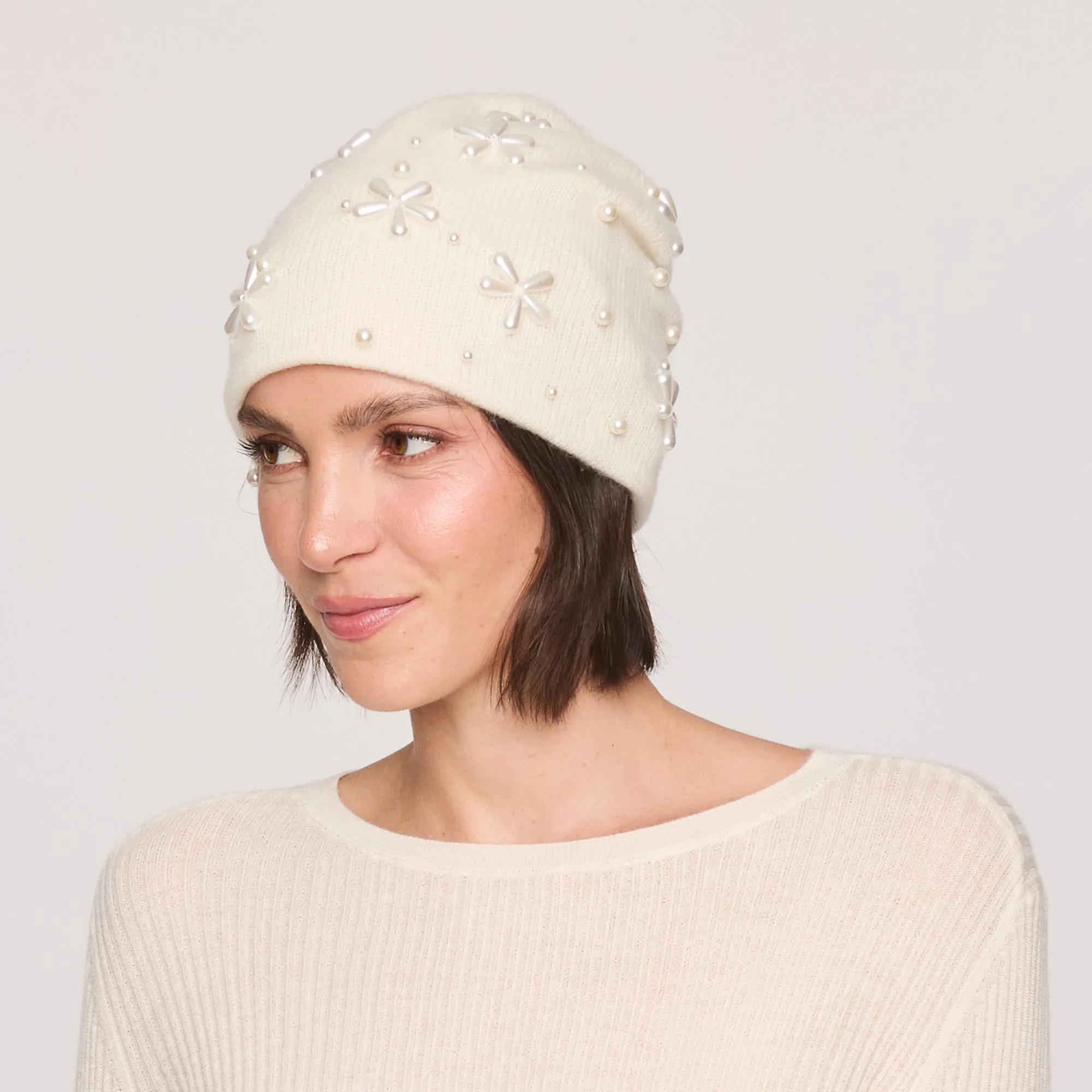 Pearl Flower Hat