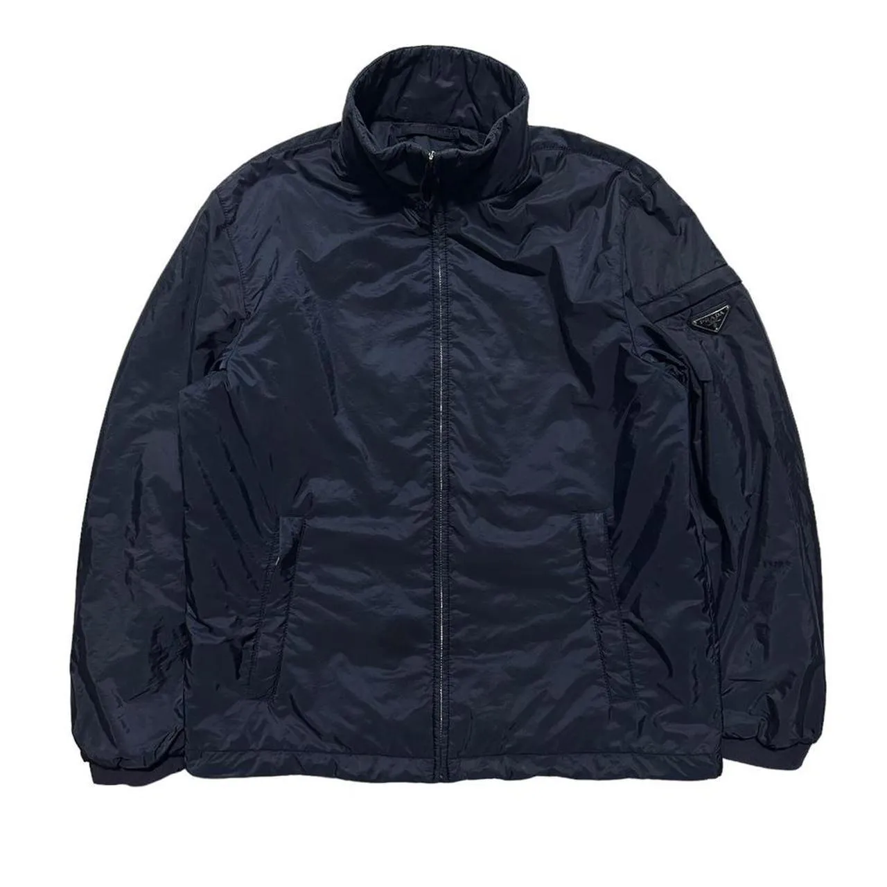 Prada Blue Nylon Padded Jacket