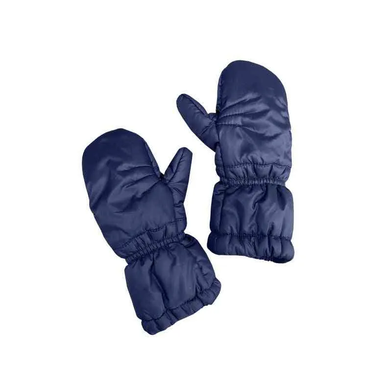 Puff Mittens - Navy