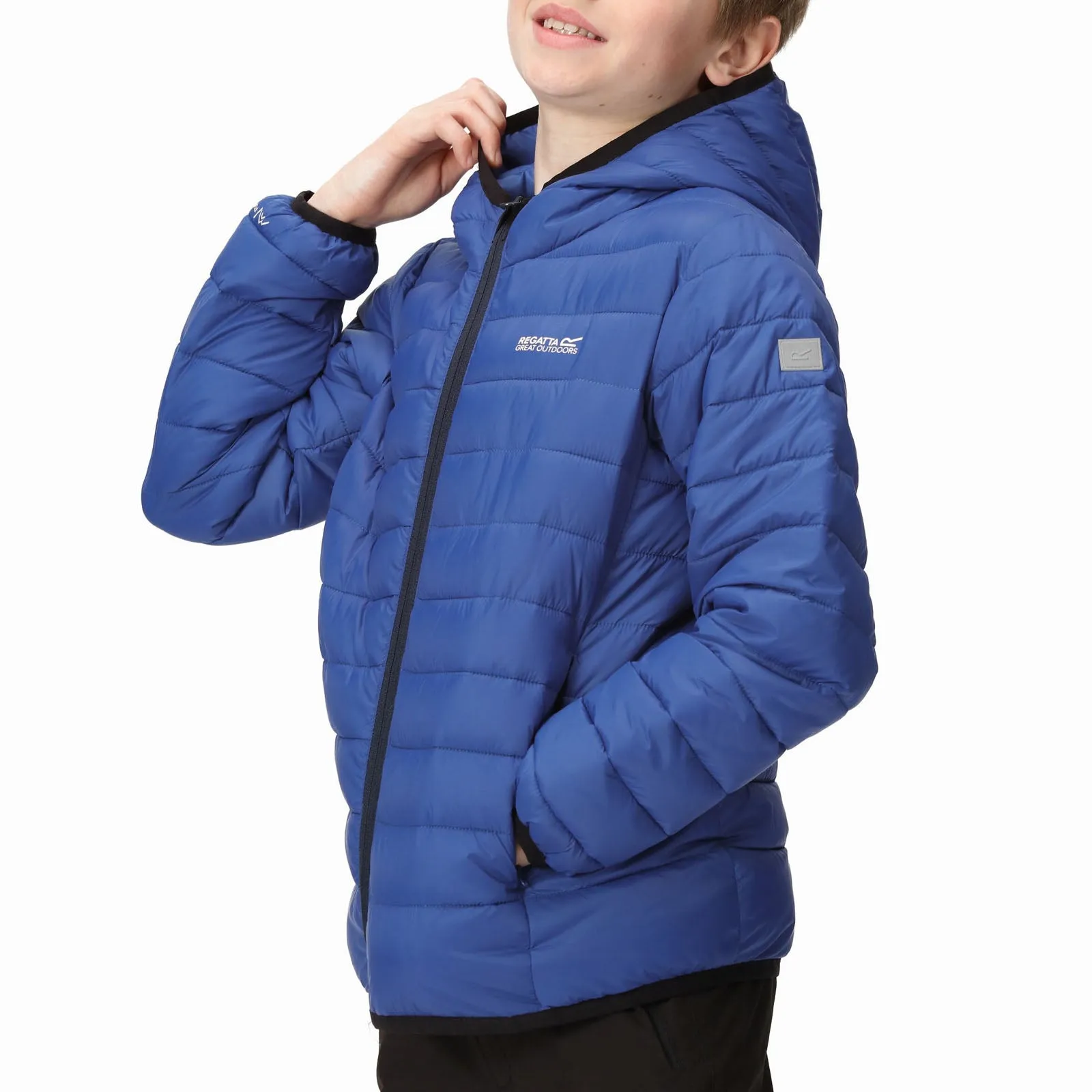 Regatta Kids Marizion Baffled Padded Water Repellent Jacket - Royal