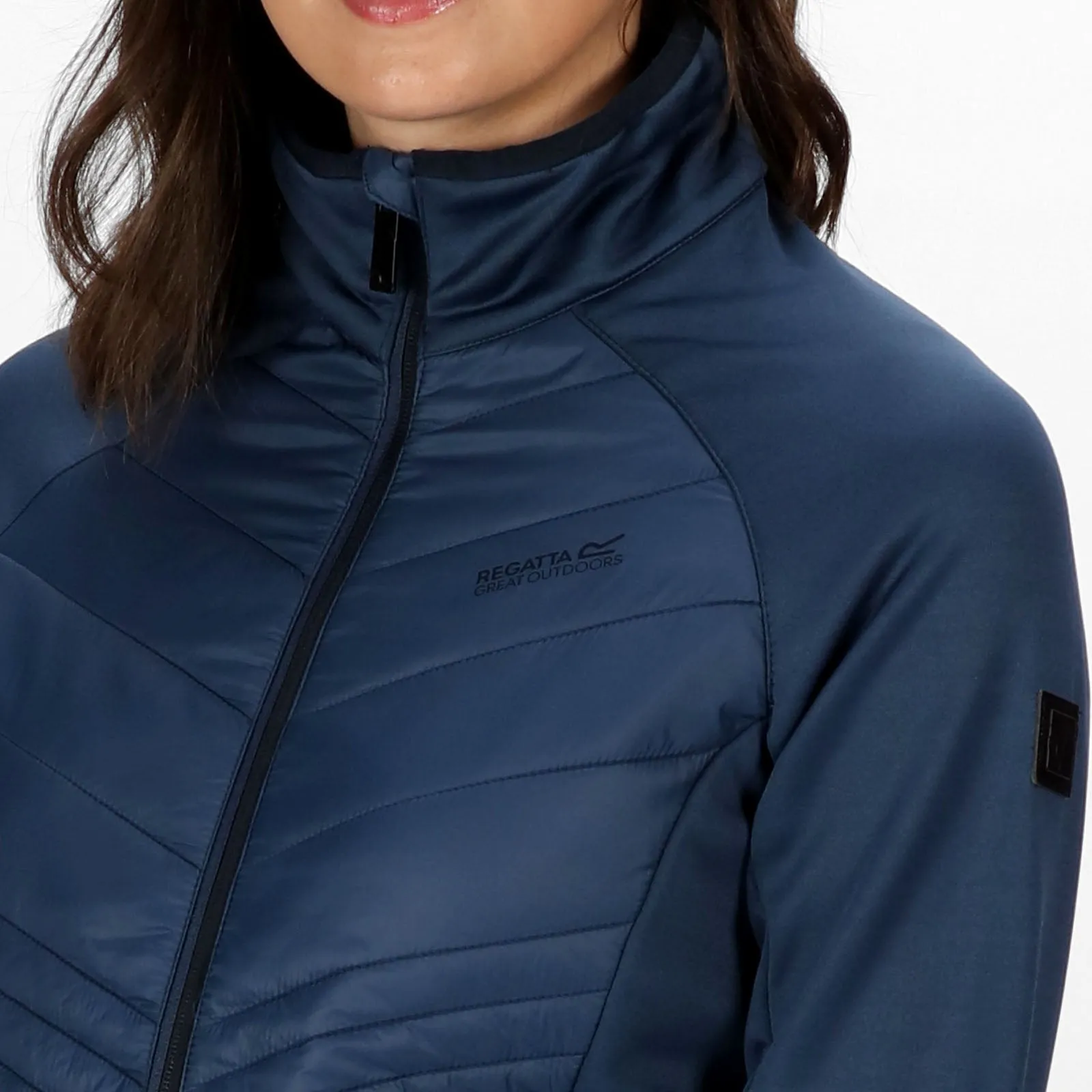 Regatta Womens Clumber Hybrid Insulated Walking Jacket - Denim