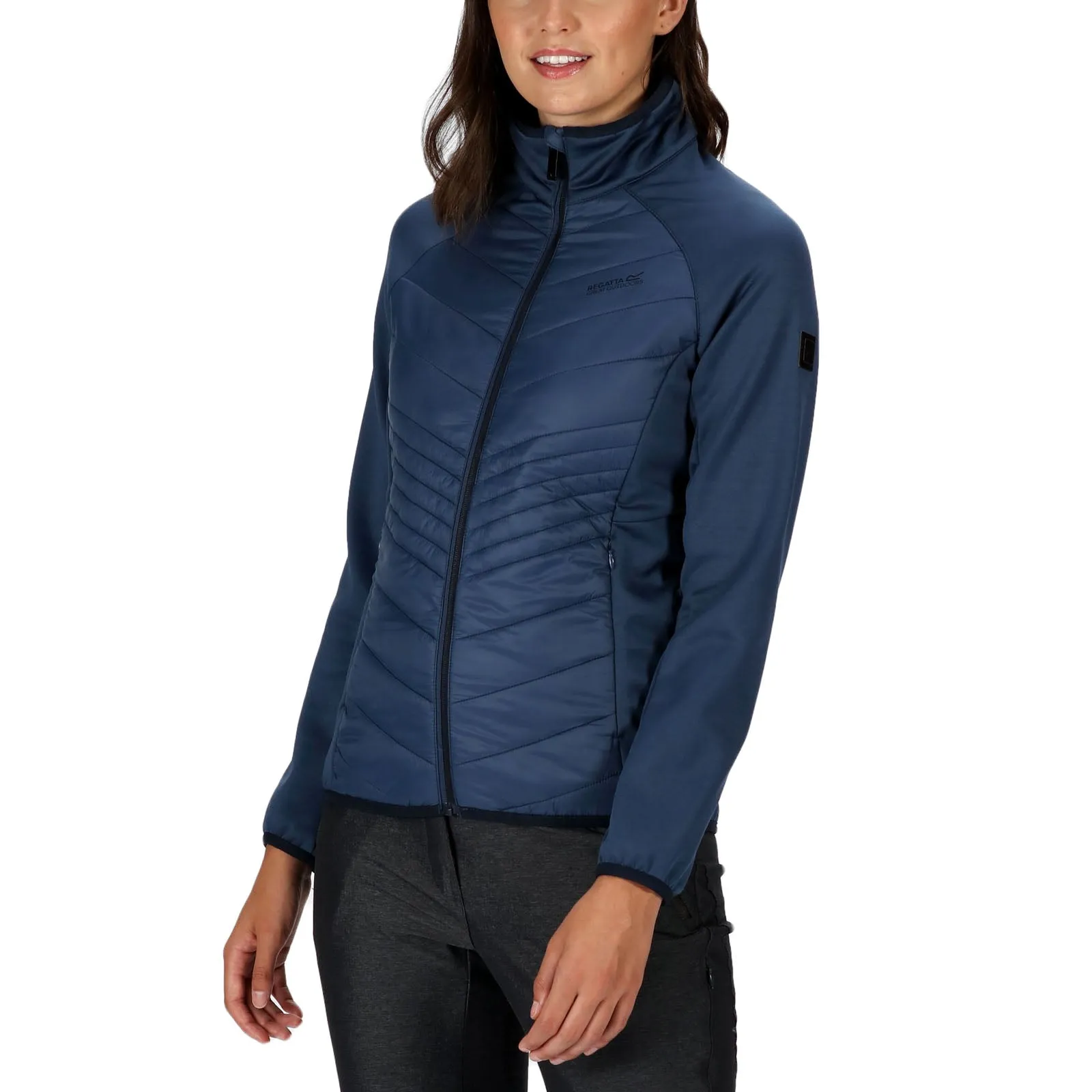 Regatta Womens Clumber Hybrid Insulated Walking Jacket - Denim