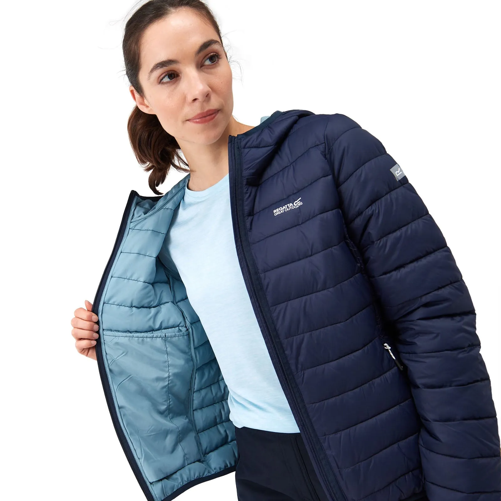 Regatta Womens Marizon Hooded Baffled Jacket Coat