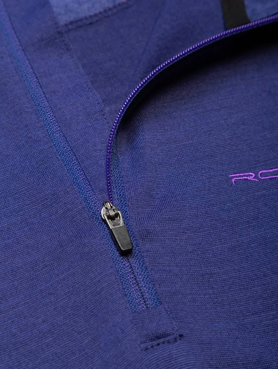 Ronhill Tech Merino Half Zip (Womens) - Deep Ocean/Regal Purple