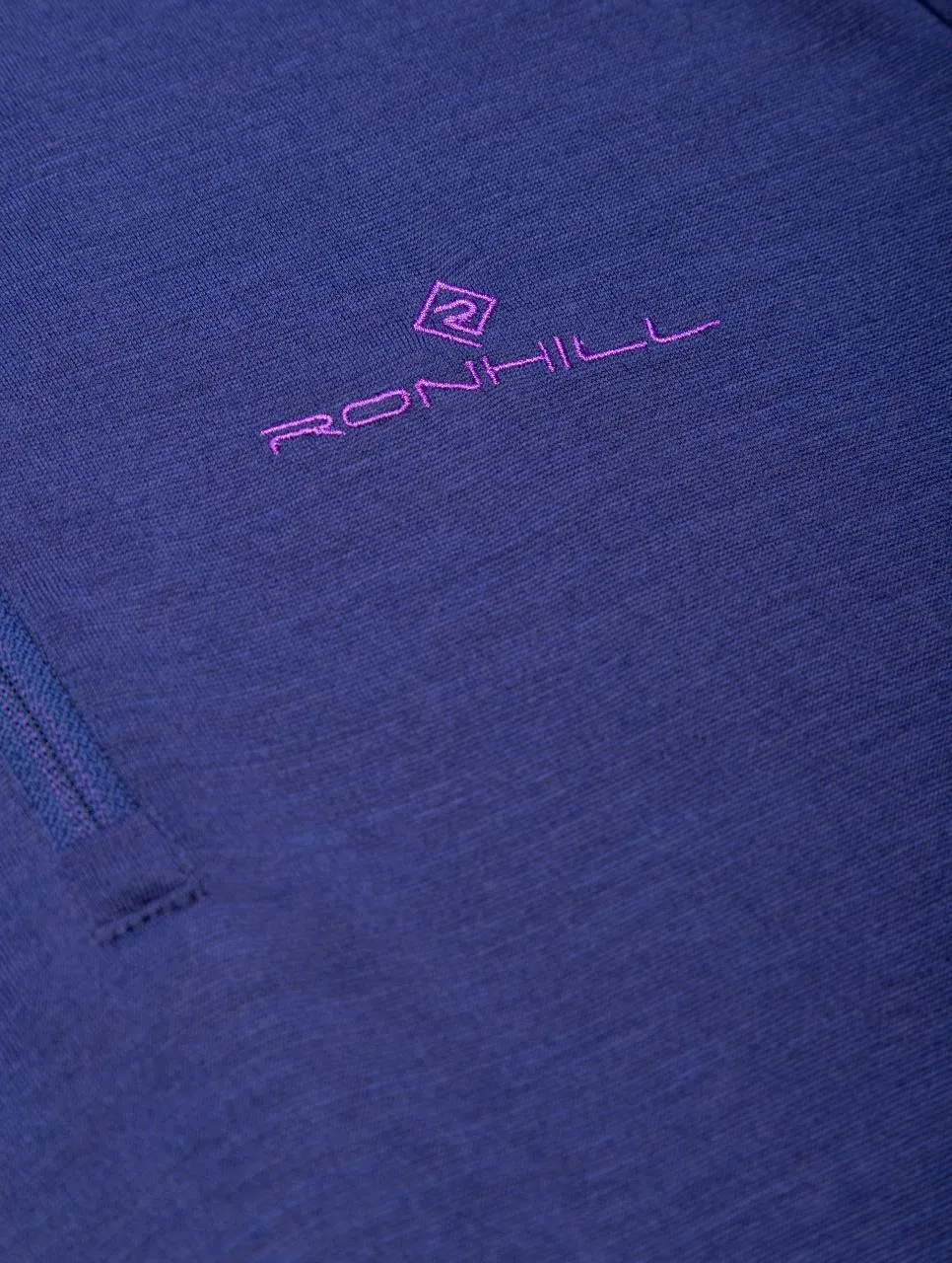 Ronhill Tech Merino Half Zip (Womens) - Deep Ocean/Regal Purple