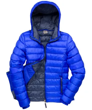 Royal/Navy - Women's Urban snow bird hooded jacket