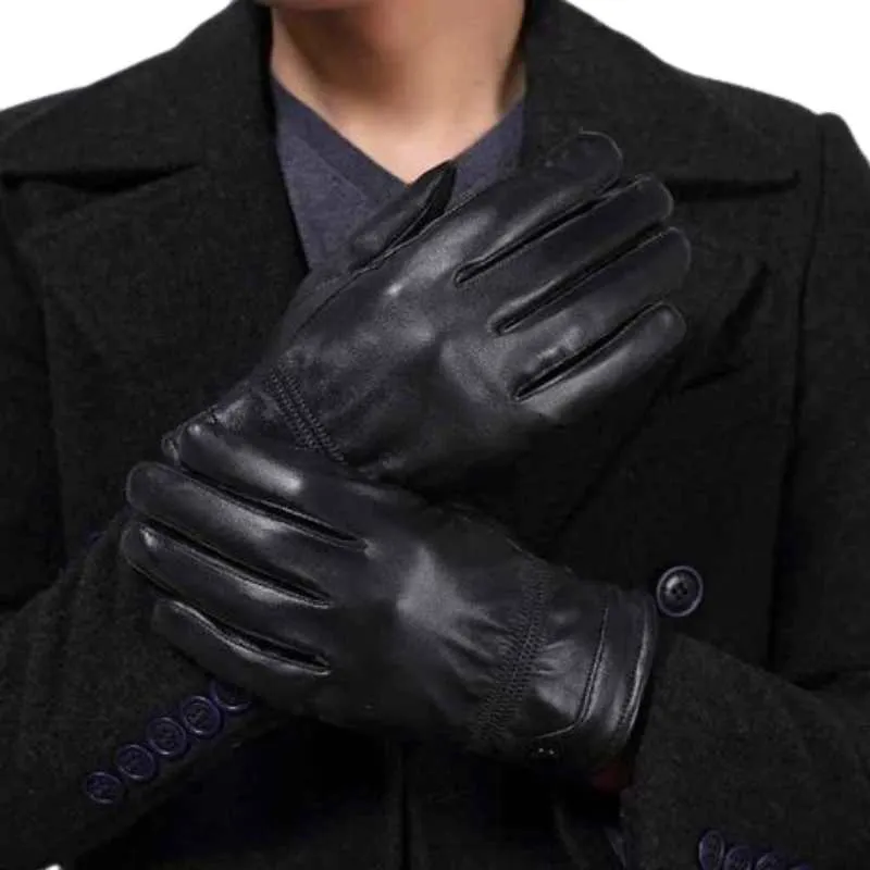 Sheep Leather Gloves Men