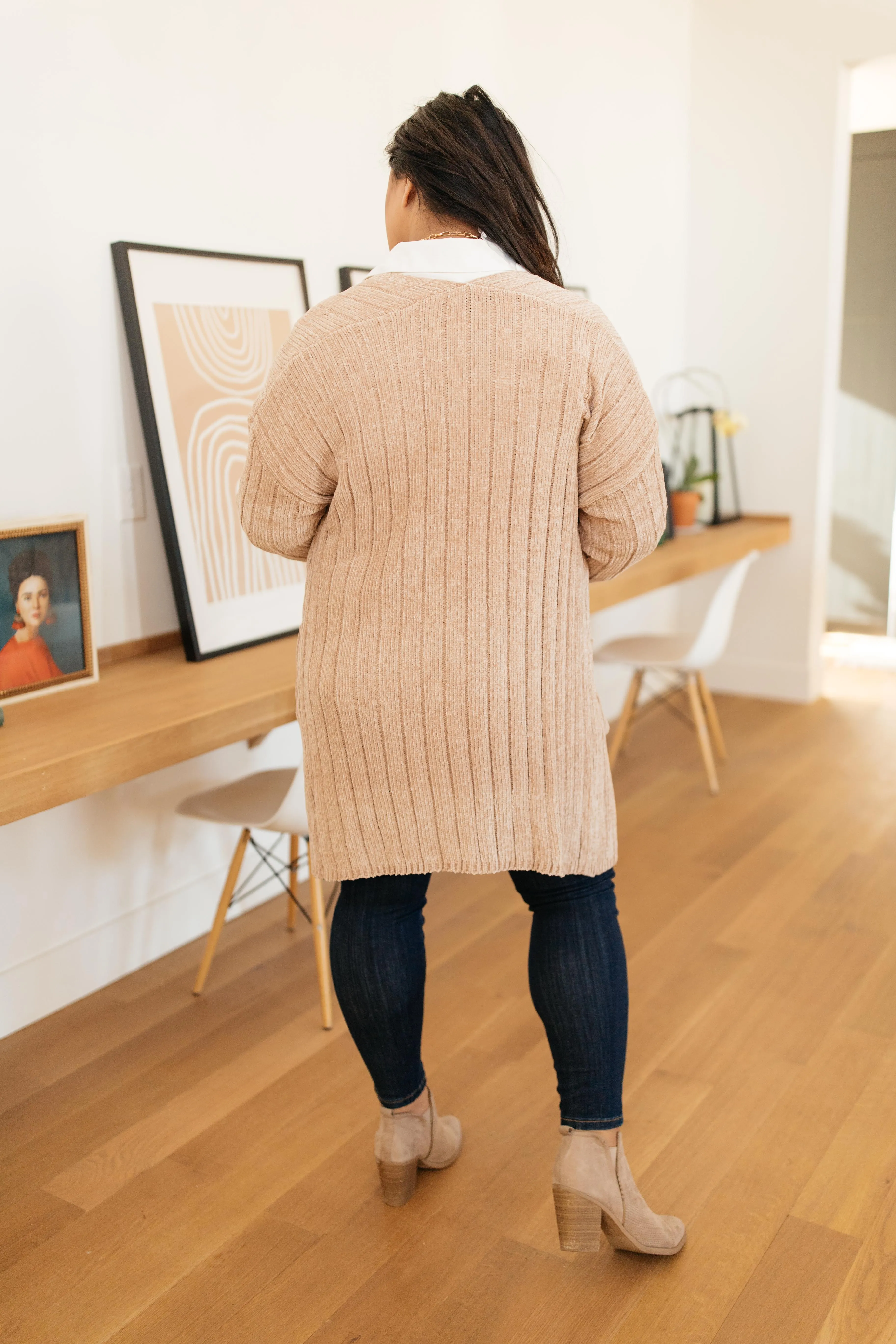 Sunday Morning Cardigan in Almond