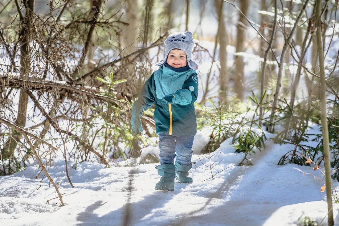 Wedze Warm Lugiklip Baby Ski Jacket - Turquoise