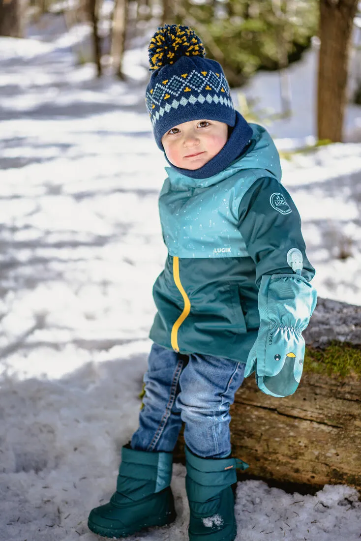 Wedze Warm Lugiklip Baby Ski Jacket - Turquoise